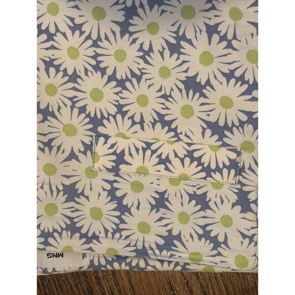 Mango Cotton Daisy Wide Leg Pants, 6 - Picture 4 of 8